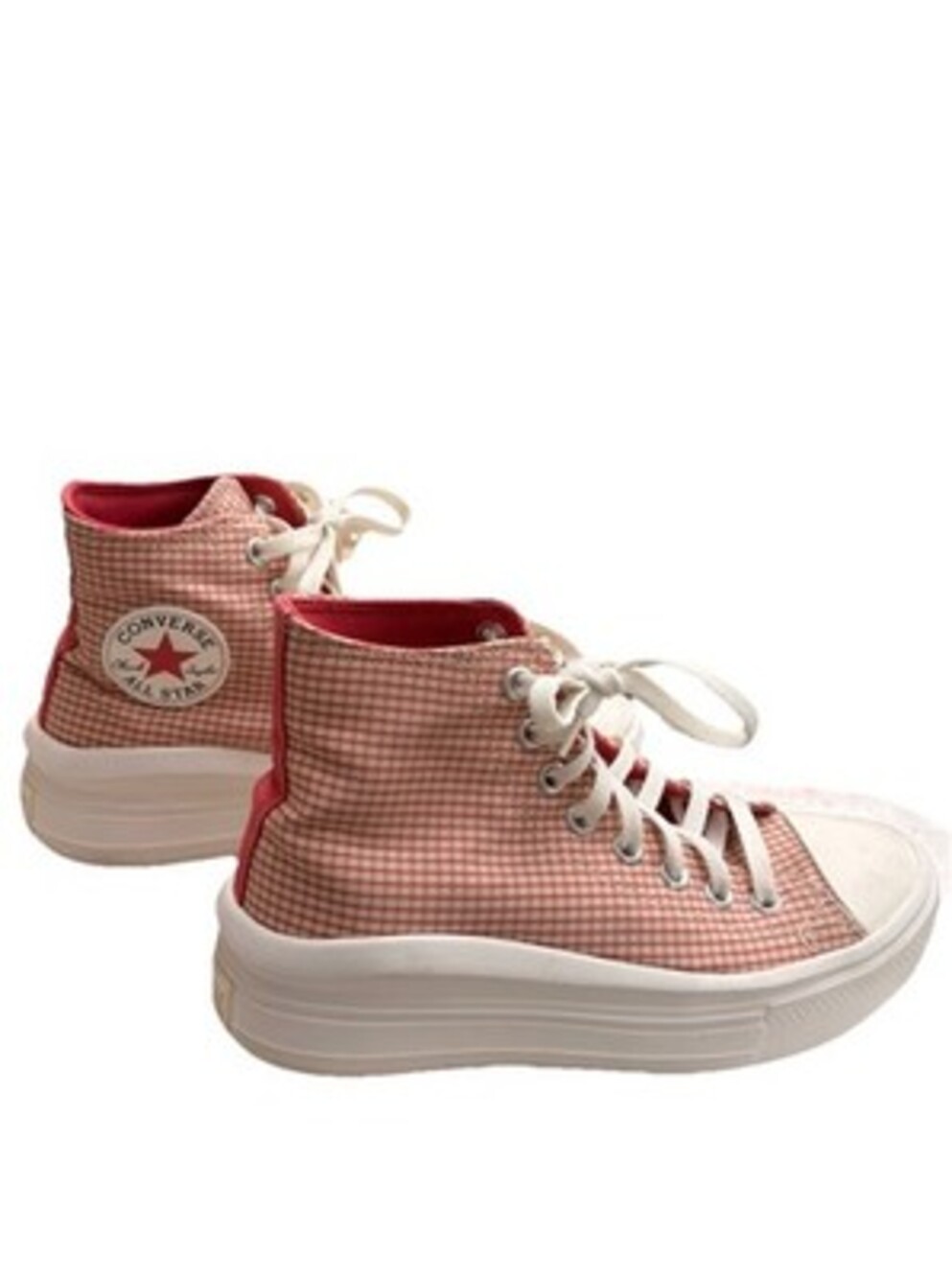 Converse All Star Hight Top Sneakers  7.5 Gingham Spring Soft Girl Cottage Core